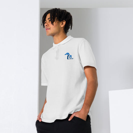 The logo Unisex pique polo shirt