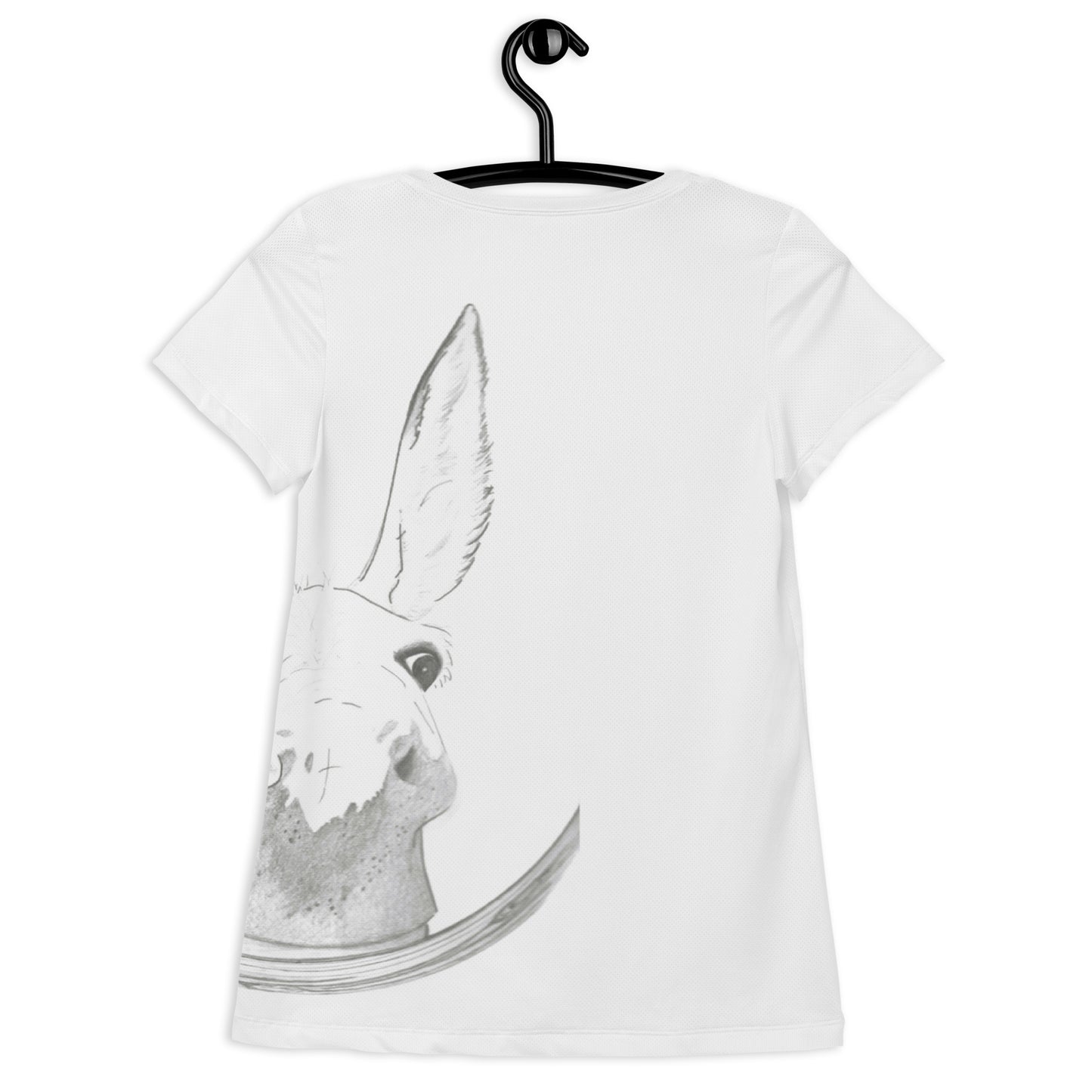 Women's Thomas the Donkey wrap-around fashion tee