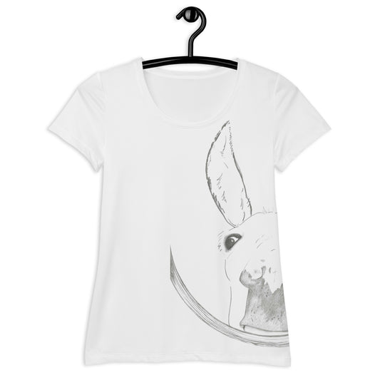 Women's Thomas the Donkey wrap-around fashion tee