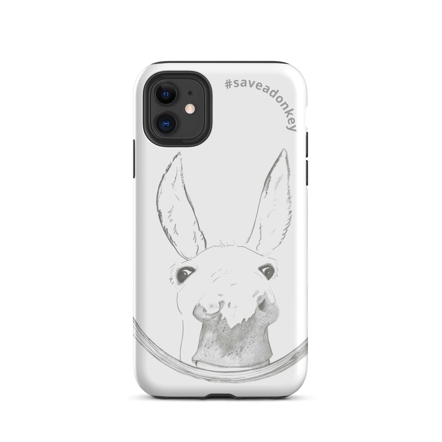 Tough iPhone® case featuring Thomas the donkey