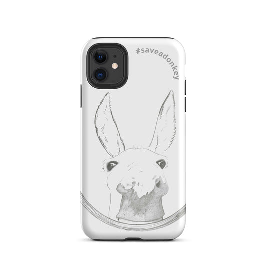 Tough iPhone® case featuring Thomas the donkey