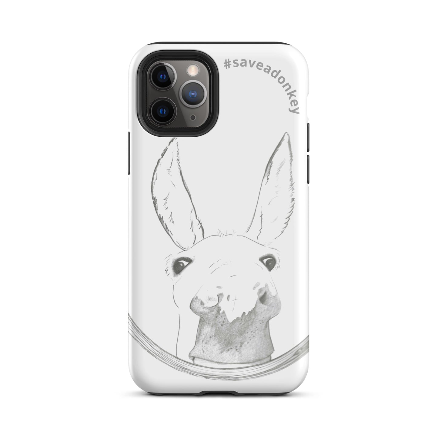 Tough iPhone® case featuring Thomas the donkey