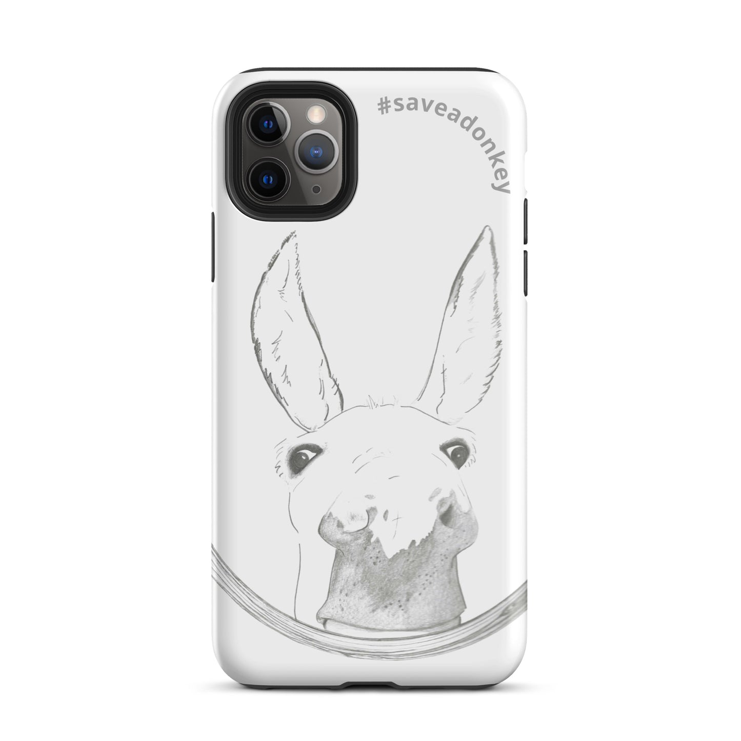 Tough iPhone® case featuring Thomas the donkey