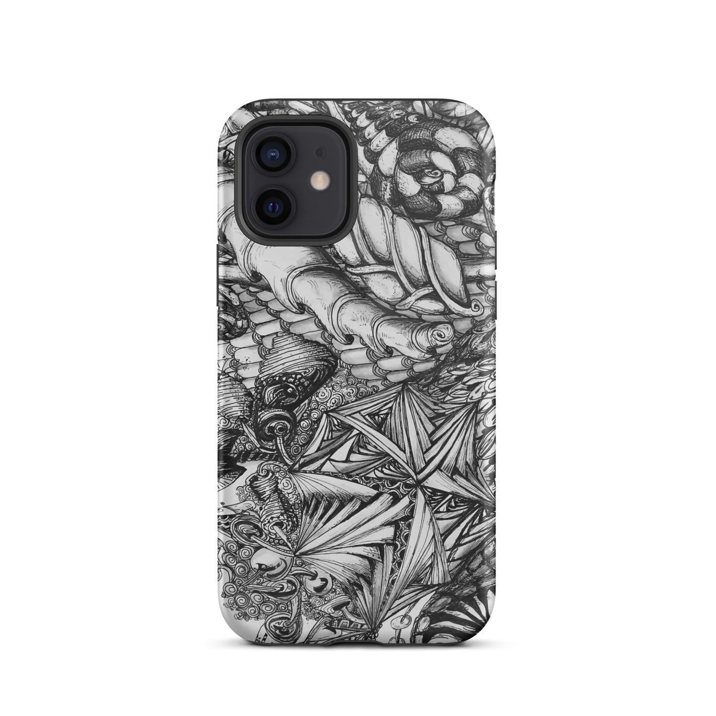 Tough iPhone case featuring artwork donated by Rick Glassman