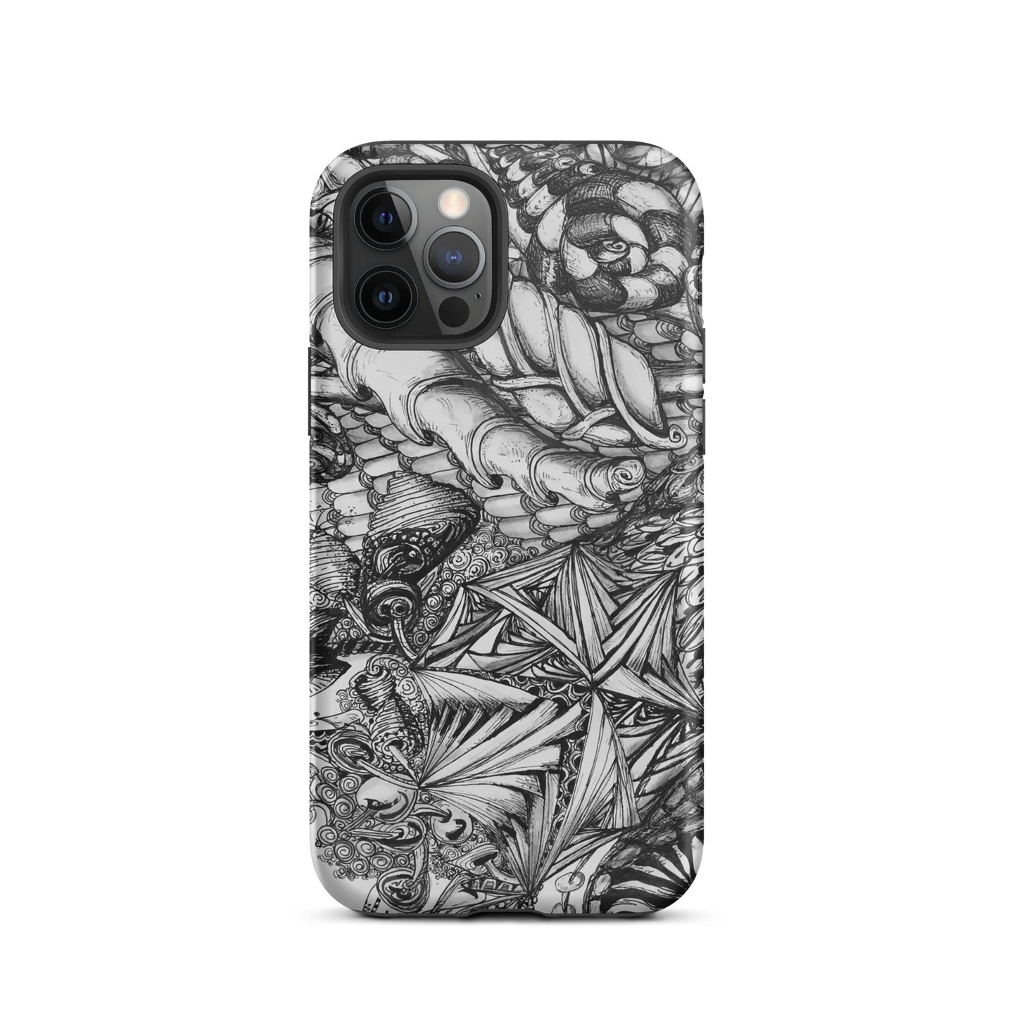 Tough iPhone case featuring artwork donated by Rick Glassman