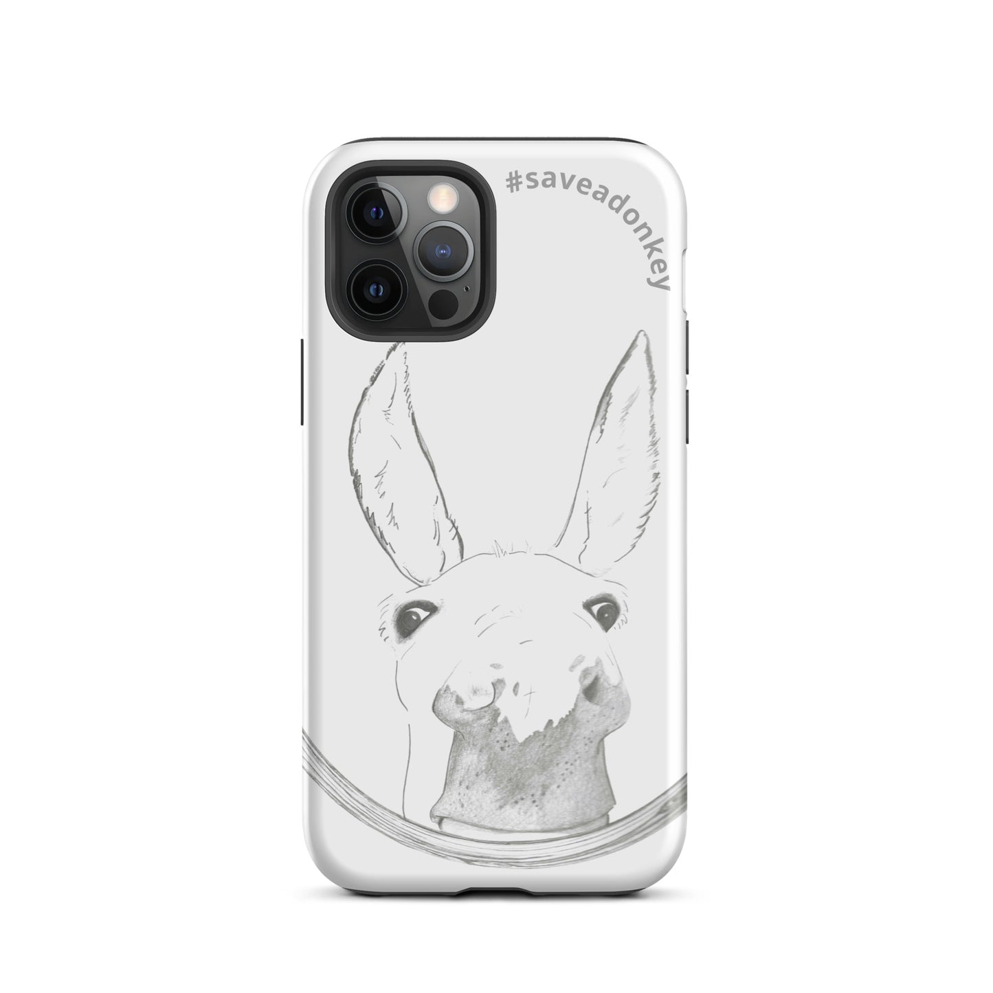 Tough iPhone® case featuring Thomas the donkey