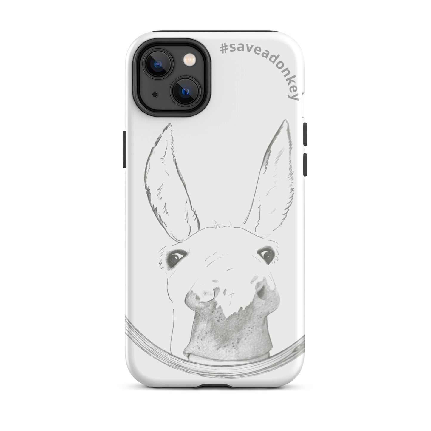 Tough iPhone® case featuring Thomas the donkey