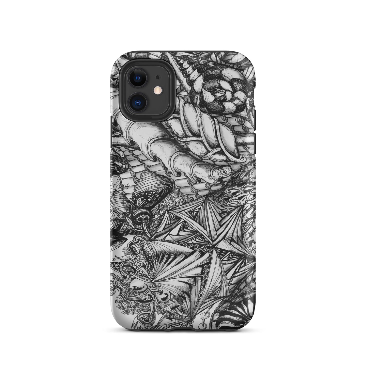 Tough iPhone case featuring artwork donated by Rick Glassman