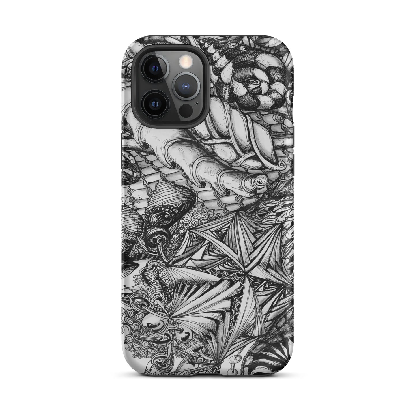 Tough iPhone case featuring artwork donated by Rick Glassman