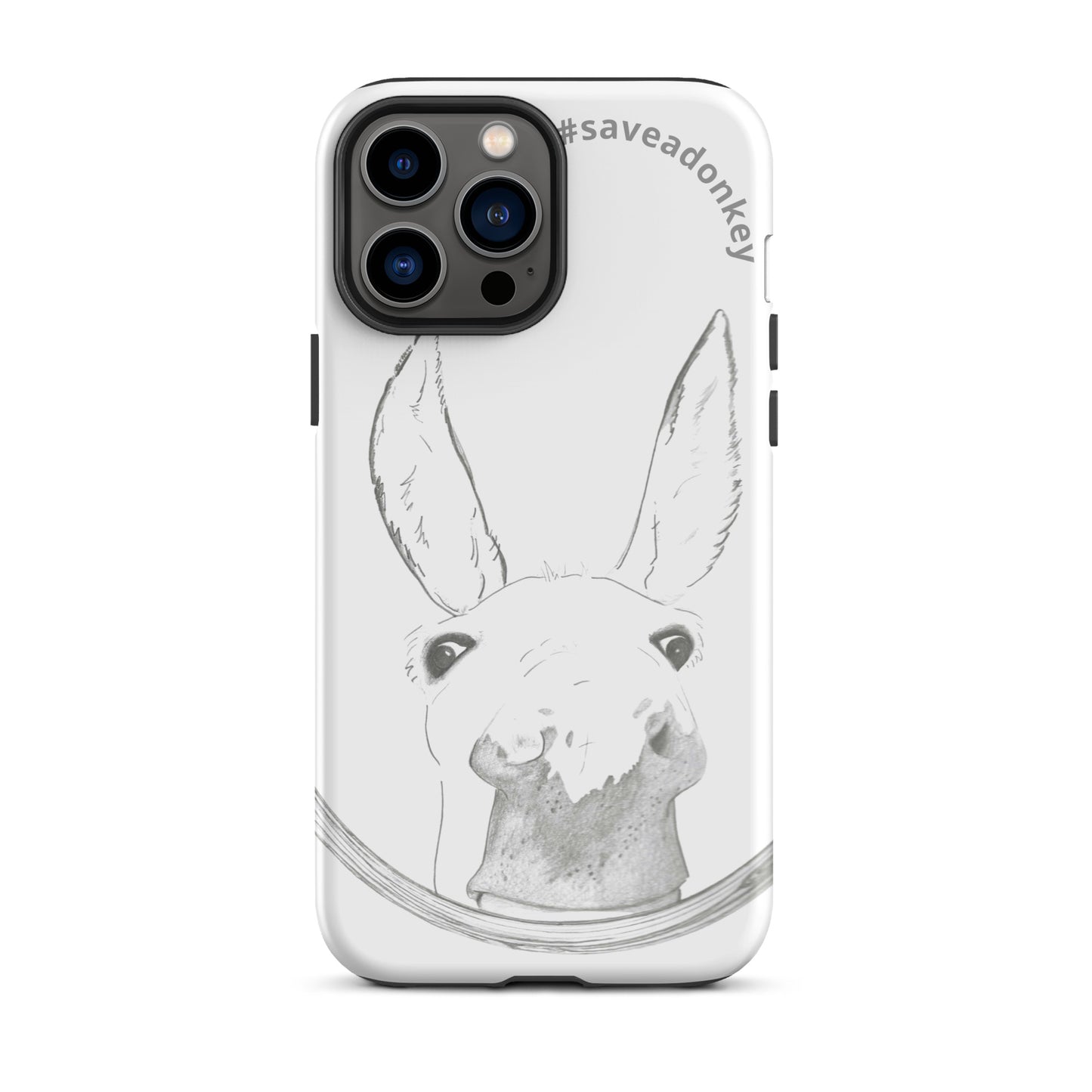 Tough iPhone® case featuring Thomas the donkey