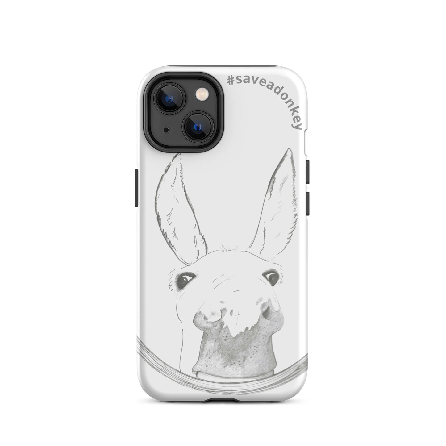 Tough iPhone® case featuring Thomas the donkey