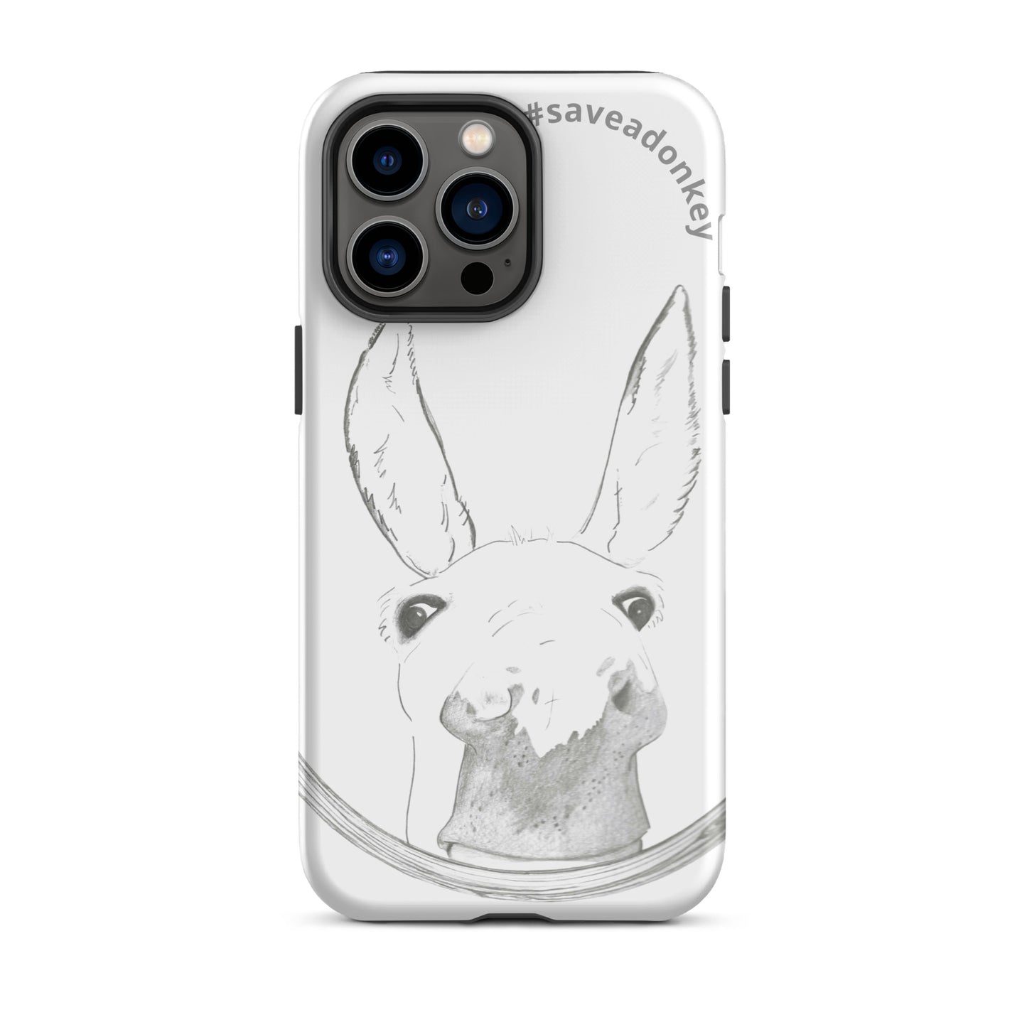 Tough iPhone® case featuring Thomas the donkey